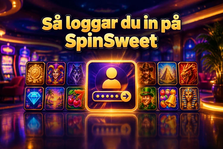Så loggar du in på SpinSweet