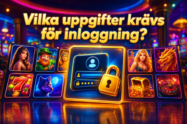 Vilka uppgifter krävs för inloggning?